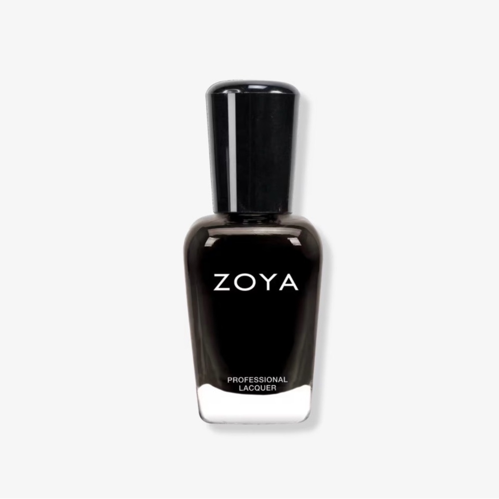 Zoya Nail Polish Laquer In Shade Willa, ZP771, Onyx Black Full Size NEW